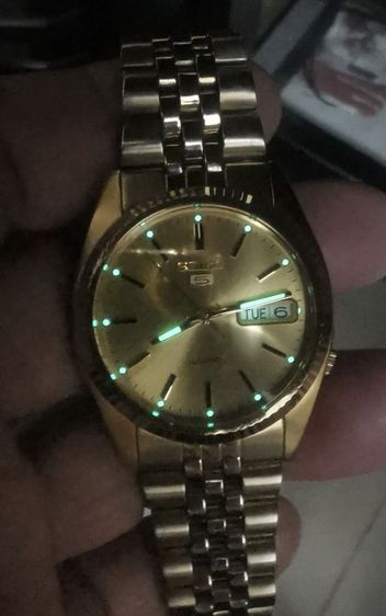 Vintage Seiko presiden auto day-date gold 7s26 ขอหยักตัวนิยม เดิม เดิมทองทั้งเรือนและสาย ใสกิ๊กเครื่องสวย เดินปรกติ สะสมใช้งานได้อีกนานครับ รูปที่ 2