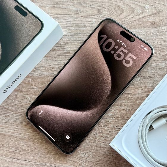ขายเทิร์น iPhone 15 Pro Max 256 แบต 83 สวยๆไร้ตำหนิ สภาพเดิมๆ ใช้งานปกติทุกอย่าง ครบยกกล่อง รูปที่ 2