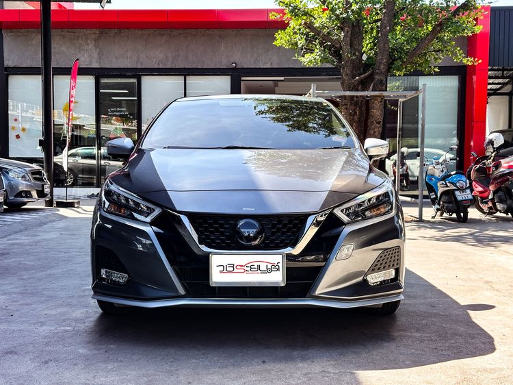 Nissan Almera 2022 1.0L Turbo VL CVT Sedan เบนซิน เกียร์อัตโนมัติ เทา รูปที่ 2