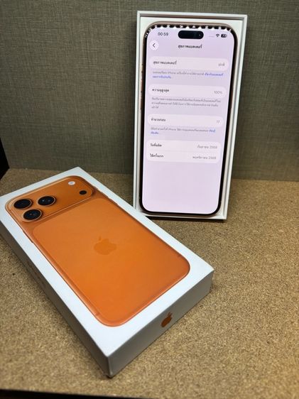 iPhone 17 Pro Max 256 GB ศูนย์ไทย สุขภาพแบต 100 รอบชาร์จน้อยๆ รูปที่ 9