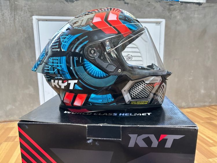 หมวกกันน็อค หมวก KYT รุ่น tt-revo ปี 2025 มอก. ใช้ออกทริปไปแค่ 2 ครั้ง ใหม่มากๆ