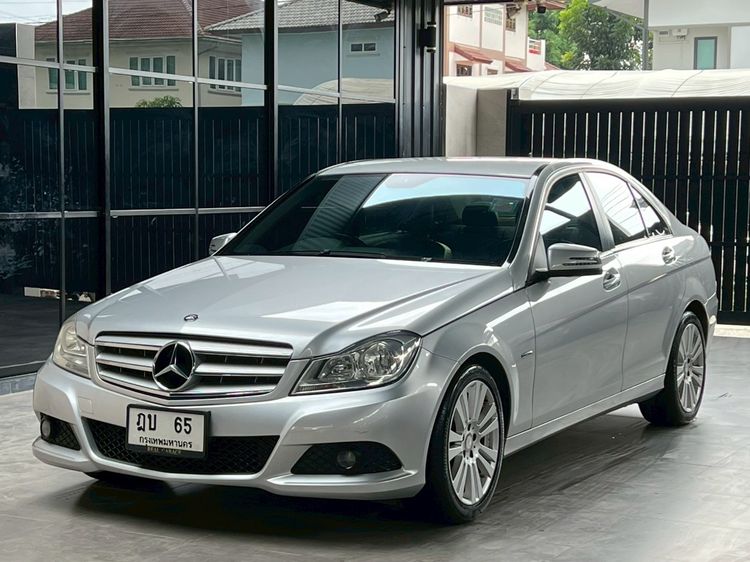 Mercedes-Benz C-Class 2012 C200 CGI Sedan เบนซิน ไม่ติดแก๊ส เกียร์อัตโนมัติ เทา