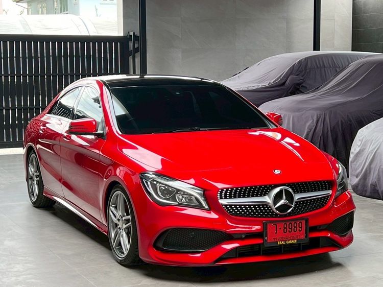 Mercedes-Benz CLA-Class 2017 CLA250 AMG Sedan เบนซิน ไม่ติดแก๊ส เกียร์อัตโนมัติ แดง รูปที่ 2