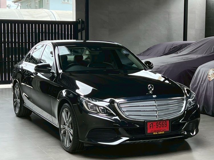 Mercedes-Benz C-Class 2016 C350 Sedan ไฮบริด ไม่ติดแก๊ส เกียร์อัตโนมัติ ดำ รูปที่ 2