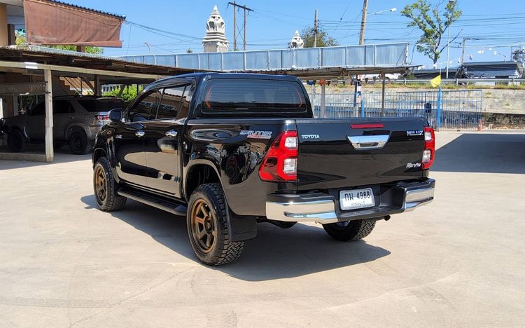 Toyota Hilux Revo 2021 Double Cab 2.4 Mid Prerunner Pickup ดีเซล ไม่ติดแก๊ส เกียร์ธรรมดา ดำ รูปที่ 4