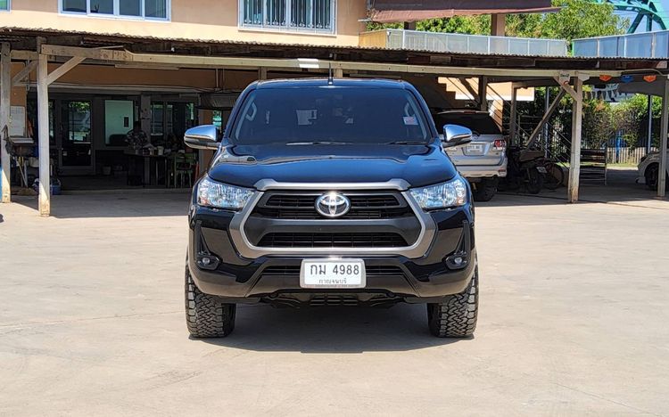 Toyota Hilux Revo 2021 Double Cab 2.4 Mid Prerunner Pickup ดีเซล ไม่ติดแก๊ส เกียร์ธรรมดา ดำ รูปที่ 2