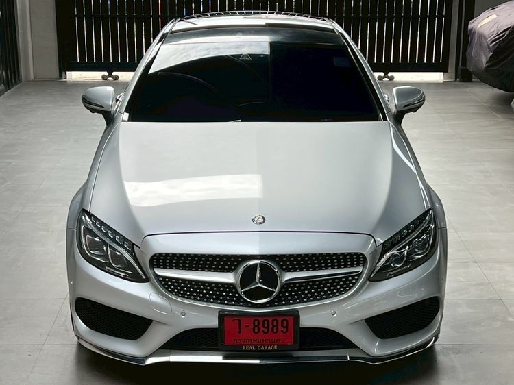 Mercedes-Benz C-Class 2017 C250 Sedan เบนซิน ไม่ติดแก๊ส เกียร์อัตโนมัติ เทา รูปที่ 2
