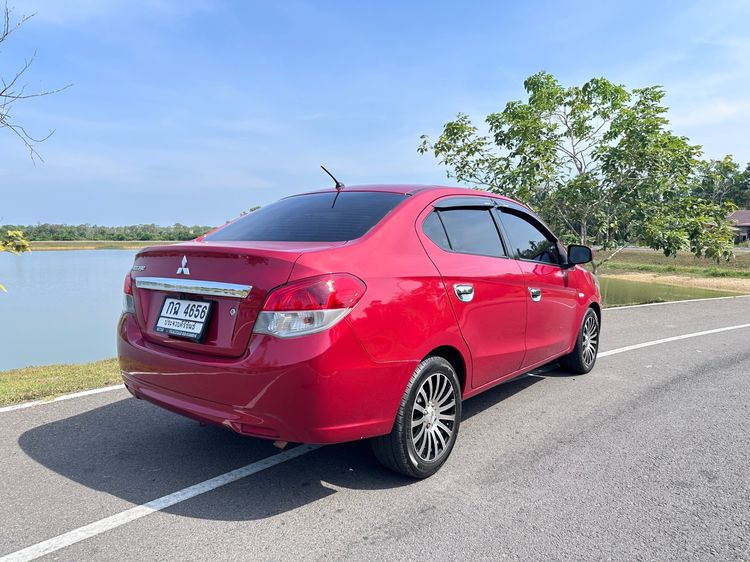 Mitsubishi Attrage 2015 1.2 GLS LTD Sedan เบนซิน ไม่ติดแก๊ส เกียร์อัตโนมัติ แดง รูปที่ 3