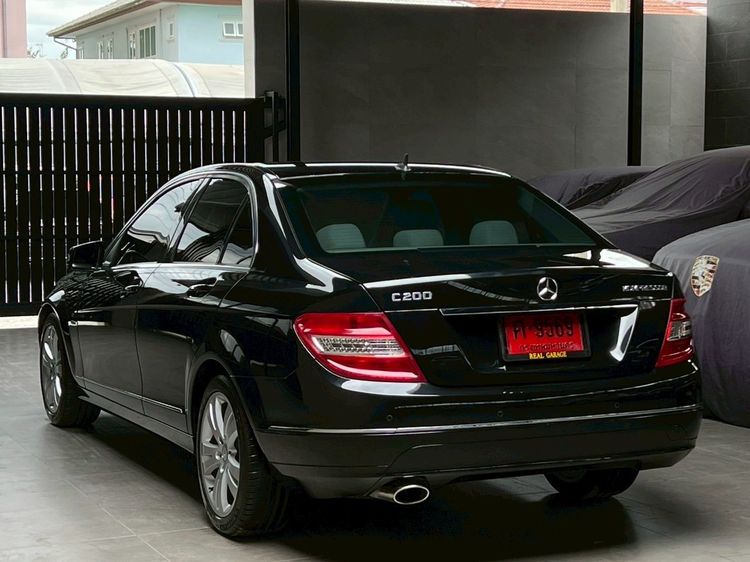 Mercedes-Benz C-Class 2009 C200 Kompressor Sedan เบนซิน ไม่ติดแก๊ส เกียร์อัตโนมัติ ดำ รูปที่ 3