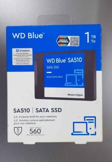 ที่เก็บข้อมูลและเมมโมรี่การ์ด SSD  1TB WD Blue SA510