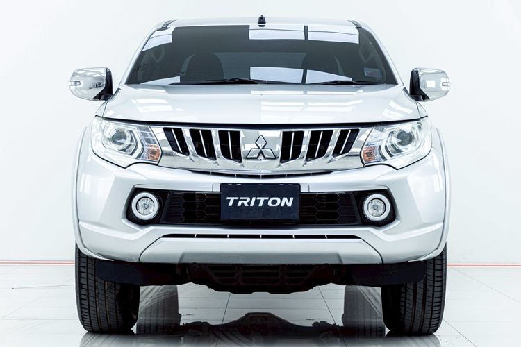 Mitsubishi Triton 2016 2.4 Plus Pickup ดีเซล ไม่ติดแก๊ส เกียร์อัตโนมัติ เทา รูปที่ 4
