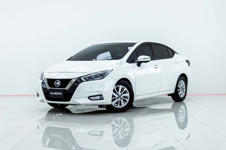 รถ Nissan Almera 1.0 VL สี ขาว