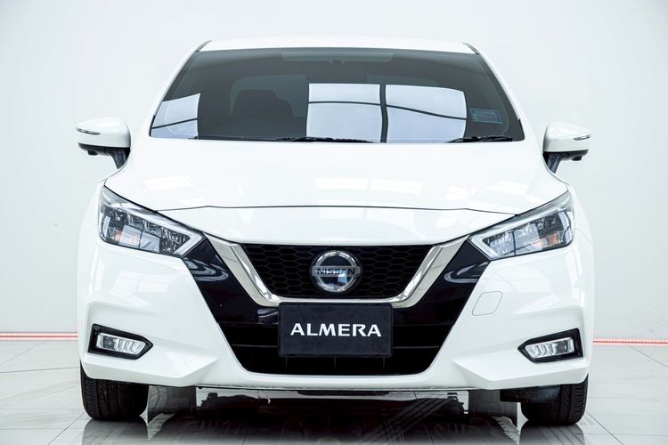 Nissan Almera 2020 1.0 VL Sedan เบนซิน ไม่ติดแก๊ส เกียร์อัตโนมัติ ขาว รูปที่ 4