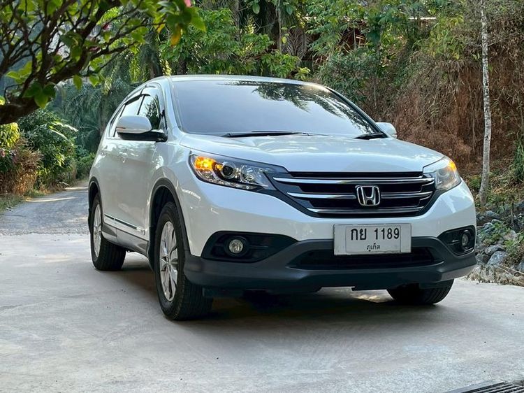 Honda CR-V 2013 2.0 E 4WD Utility-car เบนซิน ไม่ติดแก๊ส เกียร์อัตโนมัติ ขาว รูปที่ 4
