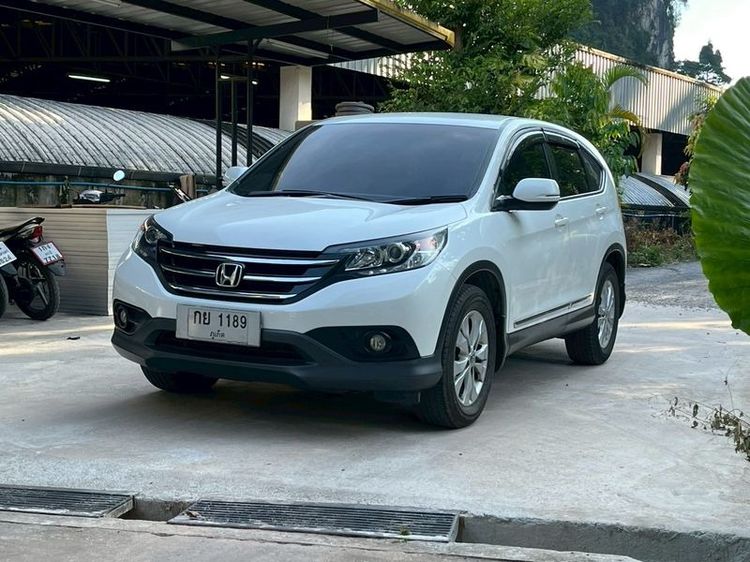 Honda CR-V 2013 2.0 E 4WD Utility-car เบนซิน ไม่ติดแก๊ส เกียร์อัตโนมัติ ขาว รูปที่ 2