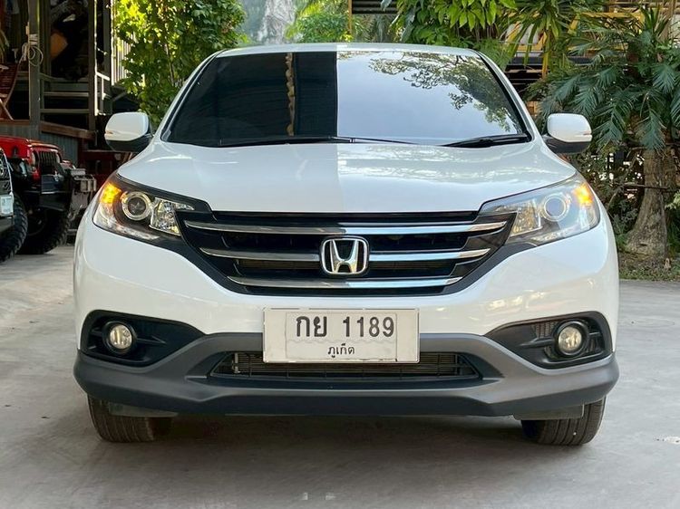Honda CR-V 2013 2.0 E 4WD Utility-car เบนซิน ไม่ติดแก๊ส เกียร์อัตโนมัติ ขาว รูปที่ 3