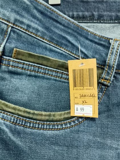 กางเกงยีนส์ผู้ชายมือสอง ไซส์ XL (34W×44L) ใส่เล่น ใส่เที่ยว ใส่ทำงาน รูปที่ 6