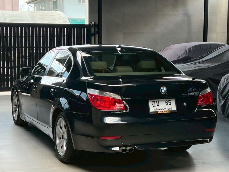 BMW Series 5 2007 523i Sedan เบนซิน ไม่ติดแก๊ส เกียร์อัตโนมัติ ดำ รูปที่ 4