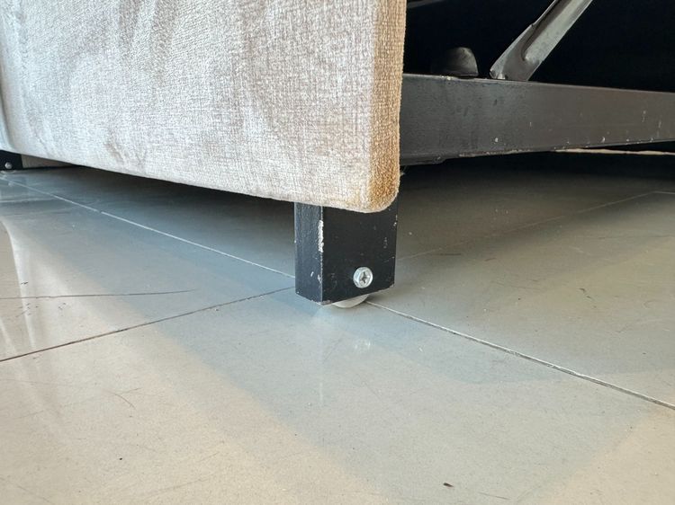 โซฟาเบด เบาะผ้ากำมะหยี่สีน้ำตาล พิงหลังปรับเอนได้ 3 ระดับ รูปที่ 14