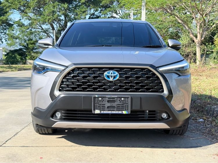 รถ Toyota Corolla Cross 1.8 Hybrid Premium สี เทา
