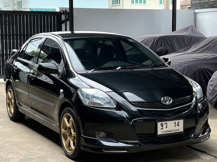 Toyota Vios 2008 1.5 E Sedan เบนซิน ไม่ติดแก๊ส เกียร์อัตโนมัติ ดำ รูปที่ 3