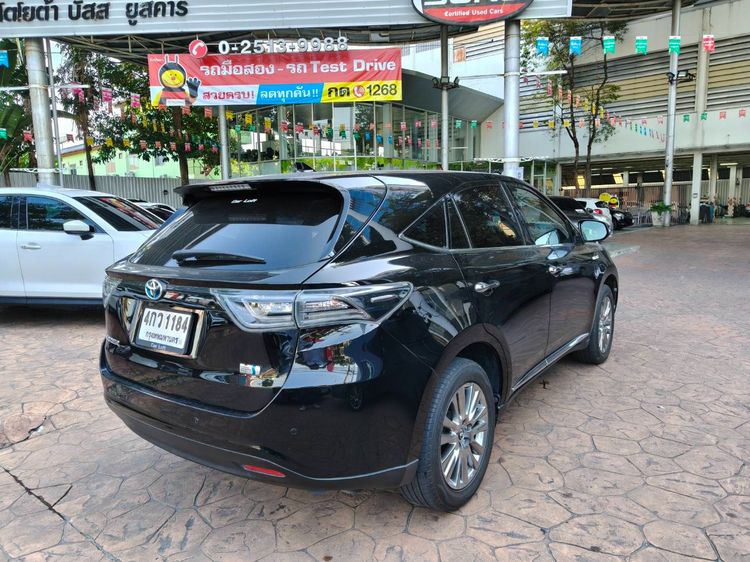 Toyota Harrier 2014 2.5 Hybrid Premium Utility-car ไฮบริด ไม่ติดแก๊ส เกียร์อัตโนมัติ ดำ รูปที่ 4