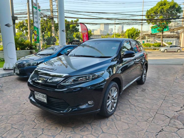 Toyota Harrier 2014 2.5 Hybrid Premium Utility-car ไฮบริด ไม่ติดแก๊ส เกียร์อัตโนมัติ ดำ รูปที่ 3