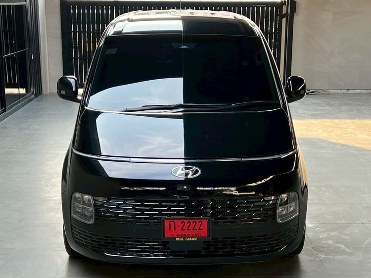 Hyundai Staria 2022 2.2 SEL Van ดีเซล ไม่ติดแก๊ส เกียร์อัตโนมัติ ดำ รูปที่ 3