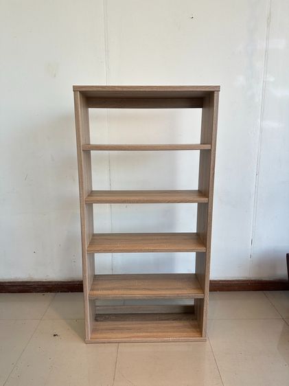 อื่นๆ ชั้นวางของ 5 ชั้นวาง โครงไม้ MDF สีบีช