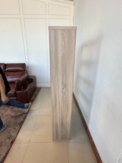 ชั้นวางของ 5 ชั้นวาง โครงไม้ MDF สีบีช รูปที่ 4