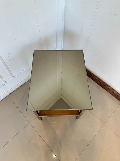 โต๊ะข้าง ท็อปกระจกเงา โครงขาสแตนเลส รูปที่ 5