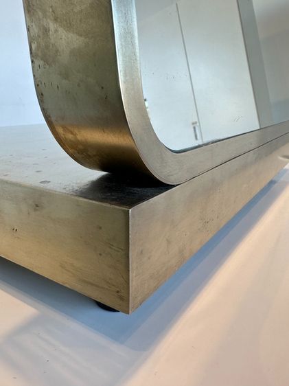 บานกระจกเงา โครงสแตนเลสสีทอง รูปที่ 9