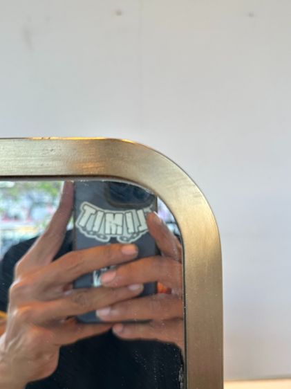 บานกระจกเงา โครงสแตนเลสสีทอง รูปที่ 10