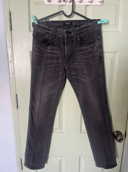 กางเกงยีนส์สีเทาดำ Burberry Black Label Size76 JPN