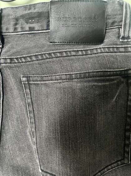กางเกงยีนส์สีเทาดำ Burberry Black Label Size76 JPN  รูปที่ 6
