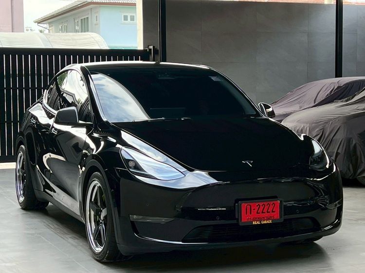 Tesla Model Y 2023 Long Range AWD Sedan ไฟฟ้า ไม่ติดแก๊ส เกียร์อัตโนมัติ ดำ รูปที่ 2