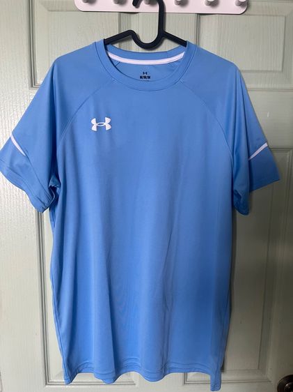 ผู้ชาย เสื้อยืด เสื้อกีฬา Under Armour สีฟ้า Size M 