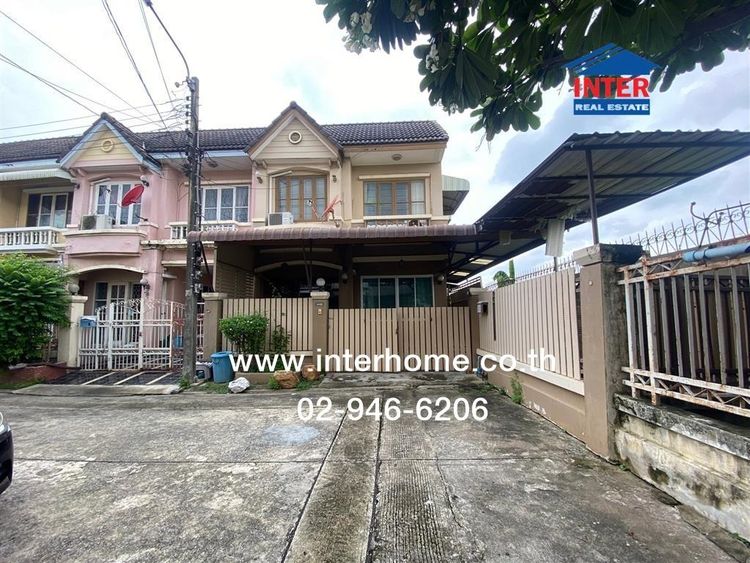 ทาวน์เฮ้าส์ 2 ชั้น 26.8 ตร.ว. หมู่บ้านบุศรินทร์ รามอินทรา ซอยพระยาสุเรนทร์40 ถนนรามอินทรา ถนนพระยาสุเรนทร์ ถนนคู้บอน เขตคลองสามวา กรุงเทพ