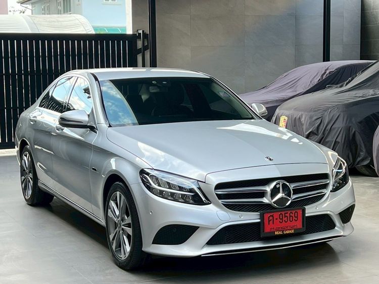 Mercedes-Benz C-Class 2020 C300 Sedan ปลั๊กอินไฮบริด (PHEV) ไม่ติดแก๊ส เกียร์อัตโนมัติ เทา รูปที่ 2