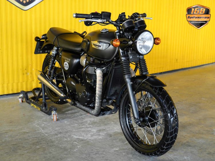 Triumph Bonneville T100 BLACK จดปี 2020 ฟรีดาวน์ออกรถใช้เงิน 0 บาท รูปที่ 11