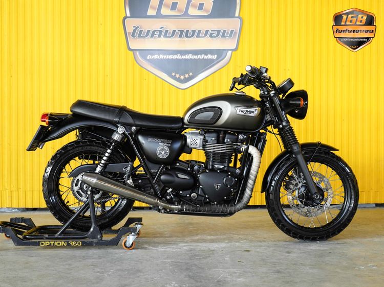Triumph Bonneville T100 BLACK จดปี 2020 ฟรีดาวน์ออกรถใช้เงิน 0 บาท รูปที่ 2