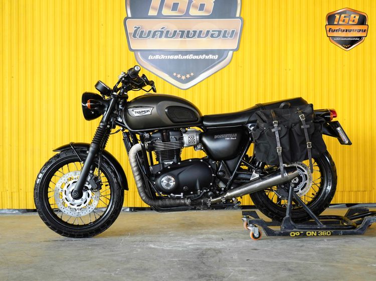 Triumph Bonneville T100 BLACK จดปี 2020 ฟรีดาวน์ออกรถใช้เงิน 0 บาท รูปที่ 3
