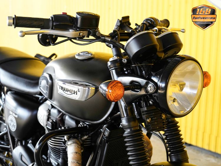 Triumph Bonneville T100 BLACK จดปี 2020 ฟรีดาวน์ออกรถใช้เงิน 0 บาท รูปที่ 12