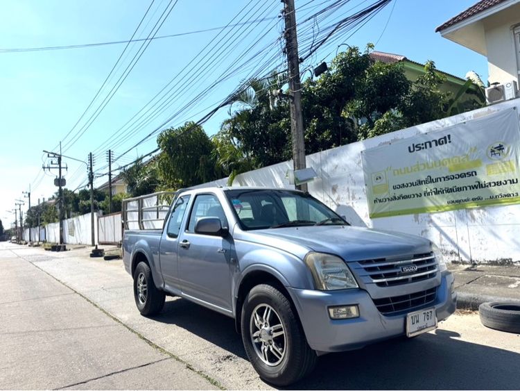Isuzu D-MAX 2002 3.0 SLX Pickup ดีเซล ไม่ติดแก๊ส เกียร์ธรรมดา เทา รูปที่ 4