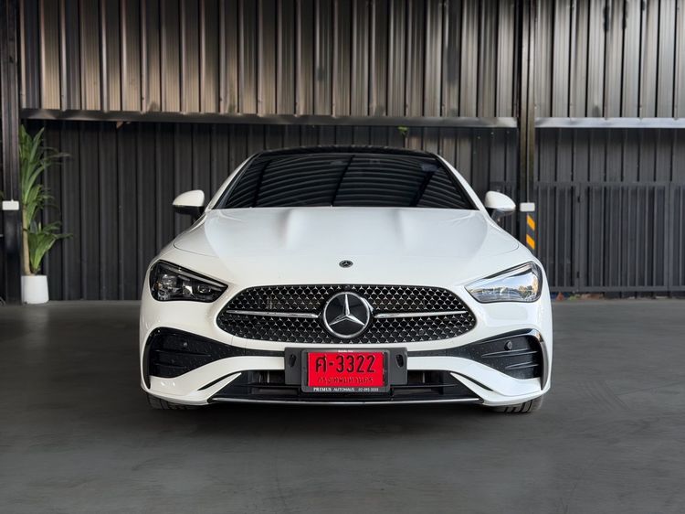 Mercedes-Benz CLE-Class 2025 CLE 300 Sedan ไฮบริด ไม่ติดแก๊ส เกียร์อัตโนมัติ ขาว รูปที่ 2