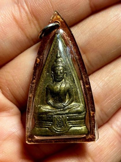 หลวงพ่อโสธรพิมพ์2หน้า เลี่ยมเก่าไม่ทราบปี จ.ฉะเชิงเทรา รูปที่ 7