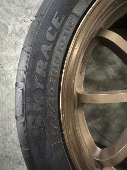ล้อแม็ก18 CE 295-35-18 กับ  275 40 18 ยางสภาพใหม่ใช้ได้อีกนาน โดยรวมล้อยางสวยพร้อมใช้ได้เลย รูปที่ 6