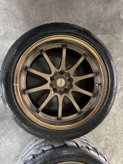 ล้อแม็ก18 CE 295-35-18 กับ  275 40 18 ยางสภาพใหม่ใช้ได้อีกนาน โดยรวมล้อยางสวยพร้อมใช้ได้เลย รูปที่ 4