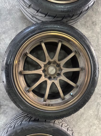 ล้อแม็ก18 CE 295-35-18 กับ  275 40 18 ยางสภาพใหม่ใช้ได้อีกนาน โดยรวมล้อยางสวยพร้อมใช้ได้เลย รูปที่ 2