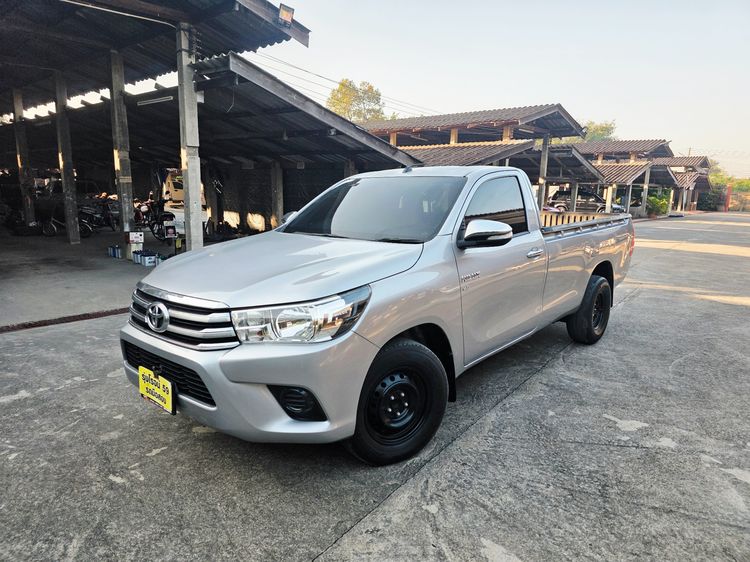 Toyota Hilux Revo 2016 2.8 J Plus Pickup ดีเซล ไม่ติดแก๊ส เกียร์ธรรมดา เทา รูปที่ 2